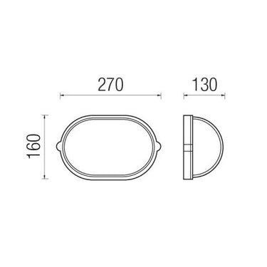 Alfa Oval Con Anello 75W E27